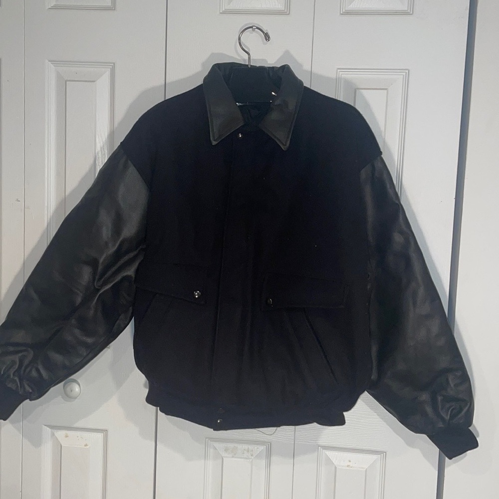 Wool Leather Jacket - Picture 2 of 11